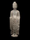 Limestone standing Buddha